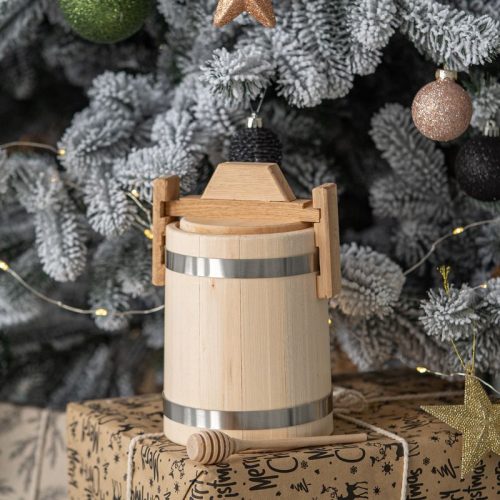 Мед у липовій діжці 4,5 кг