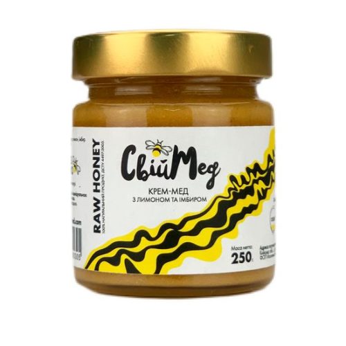 Крем-мед "Lemon and ginger"