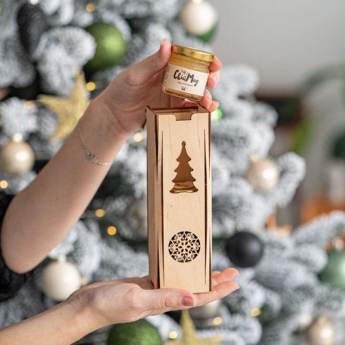 Подарунковий набір з медом 3 банки по 50 г «Асорті медове» №3